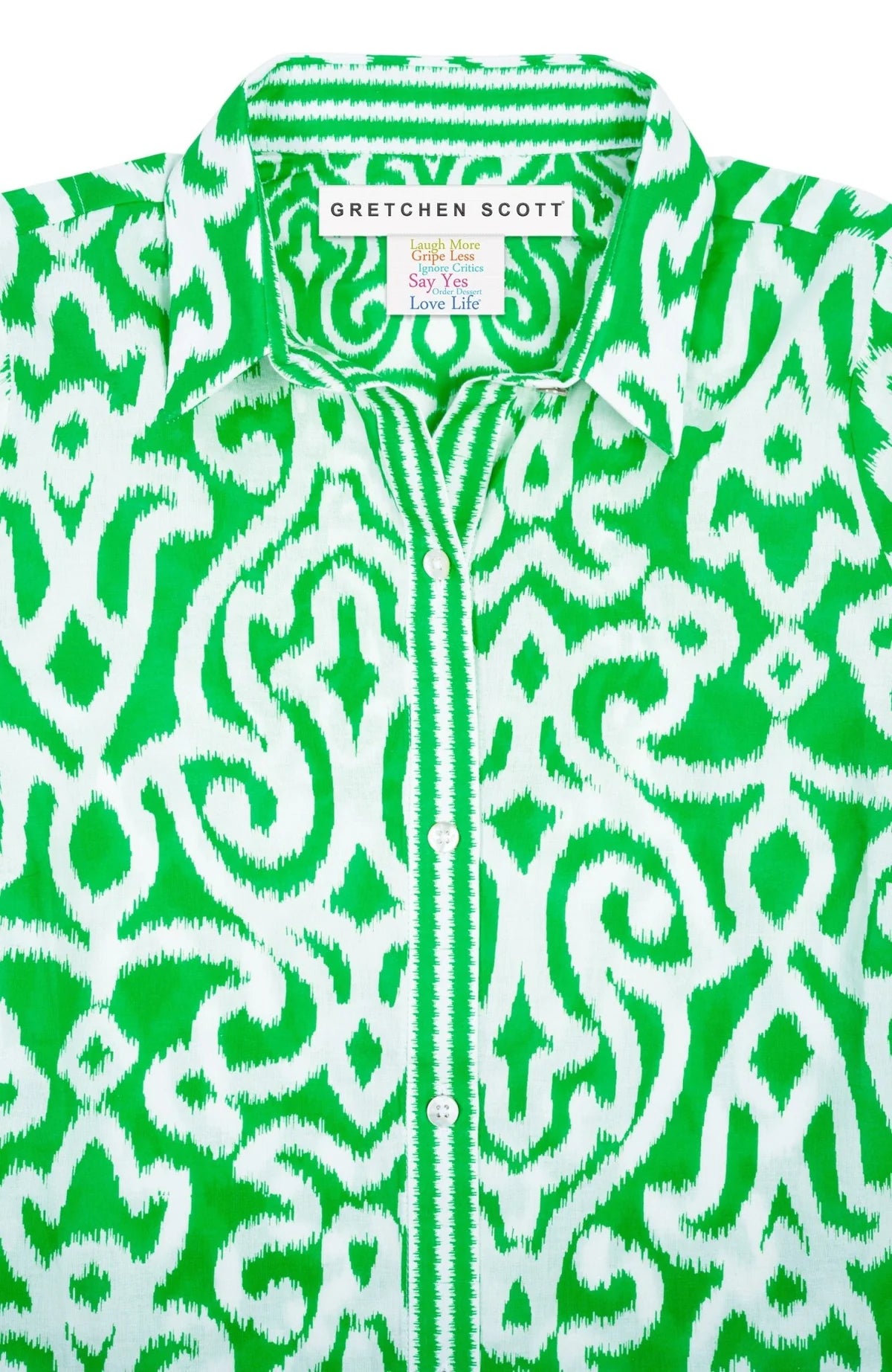 Boyfriend Cotton Shirt - Arabesque