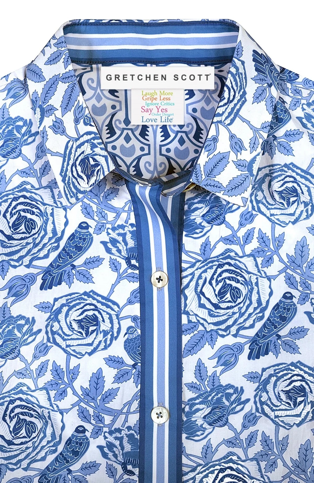 Boyfriend Shirt - Smell The Roses