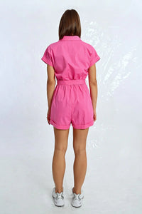 BUTTONED PLAYSUIT