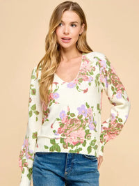 Floral Printed Sweatshirt