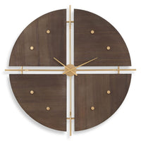 Walnut Elegance, Clock