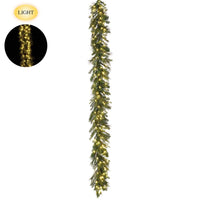 9'Lx18"W Ontario Mixed Pine Garland