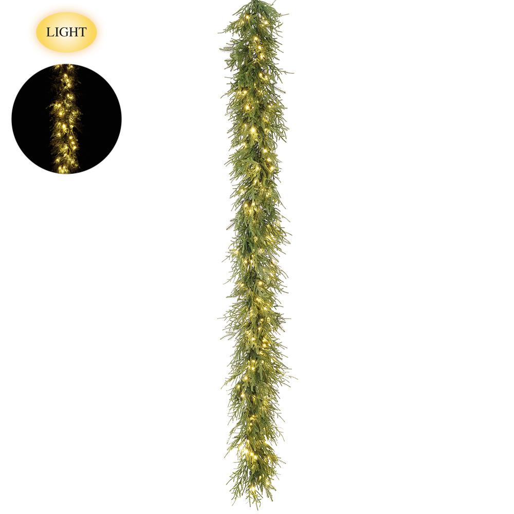 9'Lx14"W Willow Pine Garland