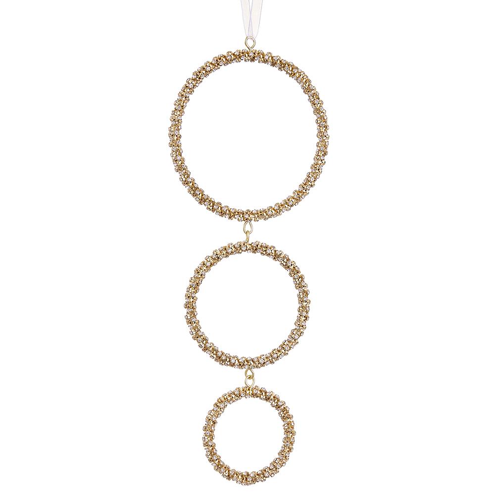 10.5" Diamond Ring Drop Ornament