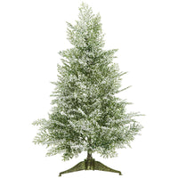 Glittered Mini Berry Tree  Green White