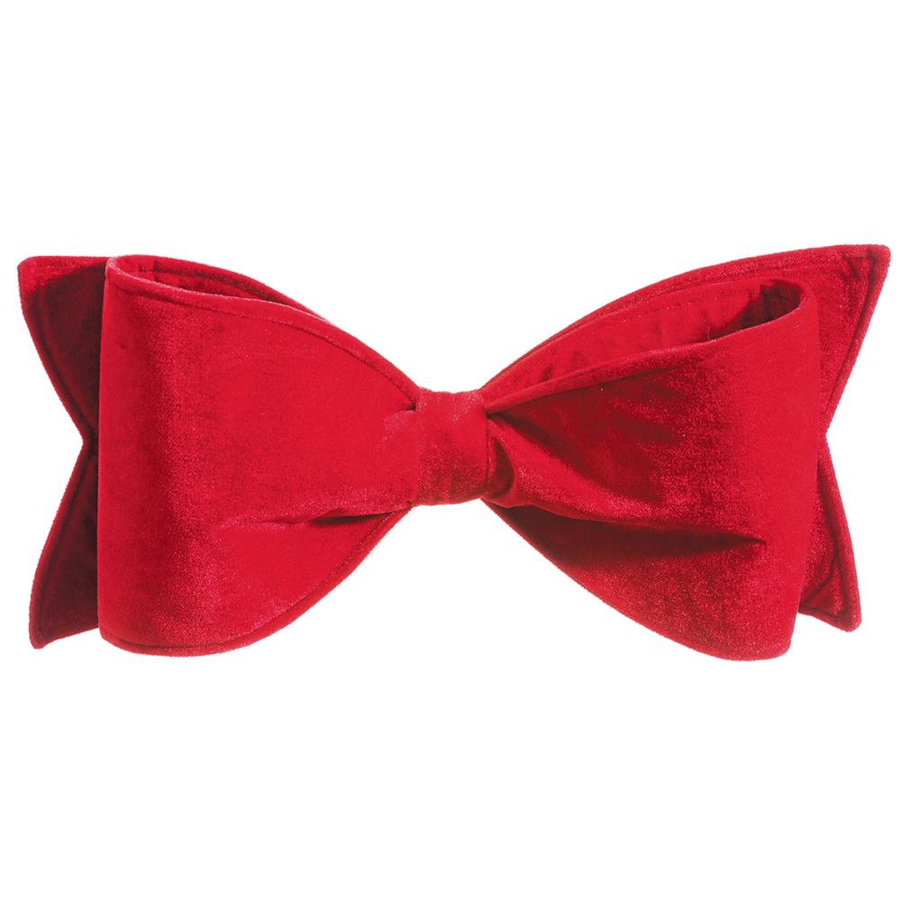8"Wx20"L Velvet Bow Ornament