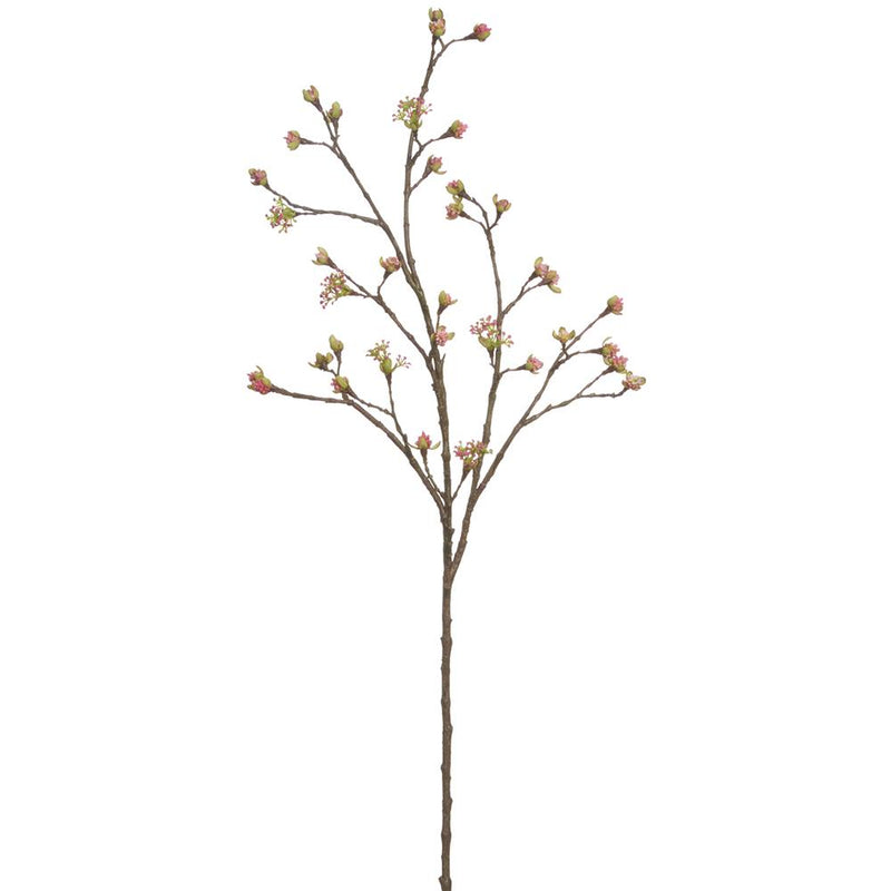 42" Budding Blossom Branch  Fuschia