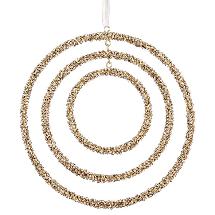 8" Diamond Ring x3 Ornament