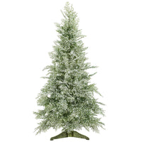 Glittered Mini Berry Tree  Green White