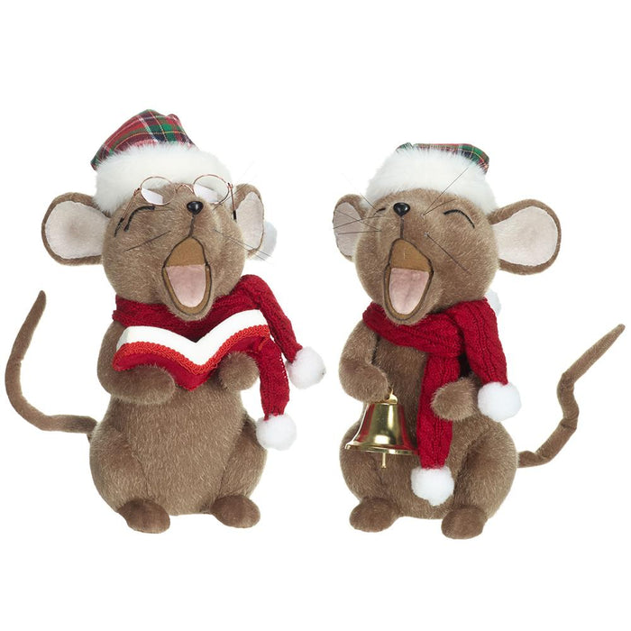 14" Festive Mouse (2 ea/set)