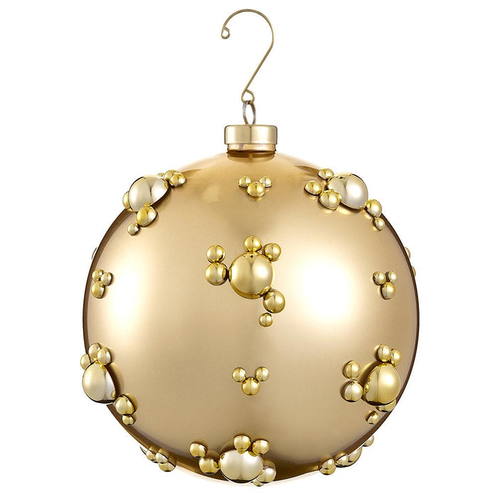 6" Beaded Glass Ball Ornament