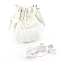 Drawstring Bag/ Pleated