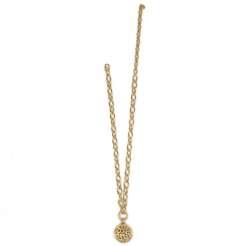 Contempo Medallion Charm Necklace