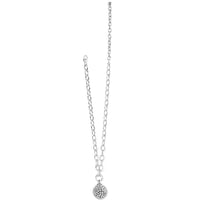 Contempo Medallion Charm Necklace - Silver