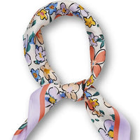Let Your Dreams Blossom Square Satin Scarf