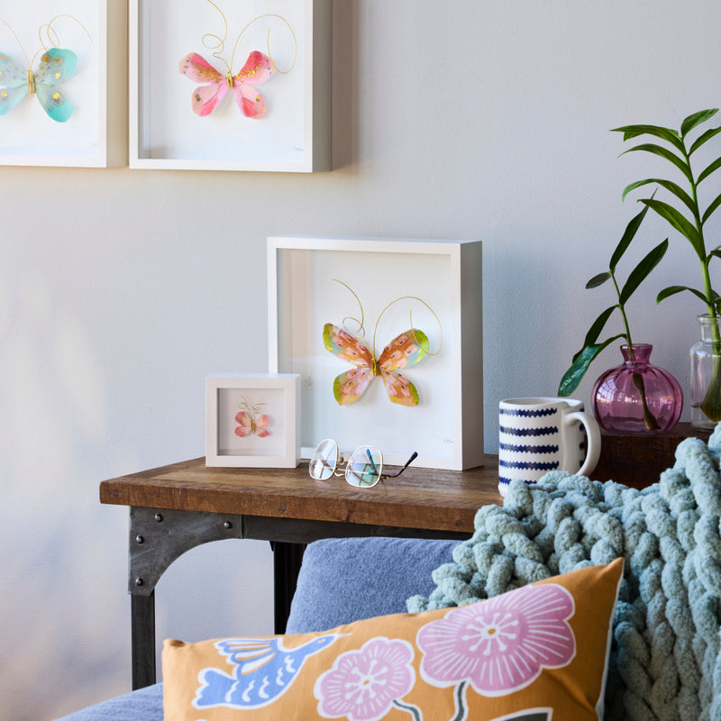 Butterfly Wall Art - 10"sq