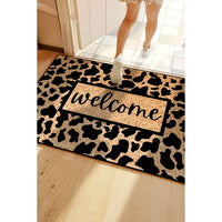 Stylish Animal Print Welcome Doormat