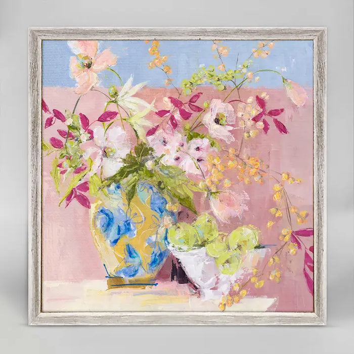Fruit and Flowers 2 Mini Framed Canvas