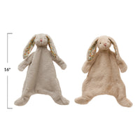 Plush Bunny Snuggle Toy, 2 Colors