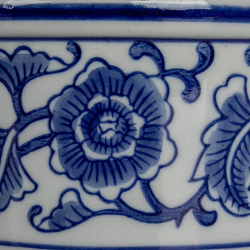 30 oz./3-3/4 Cup Stoneware Pet Bowl w/ Floral Design
