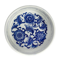 30 oz./3-3/4 Cup Stoneware Pet Bowl w/ Floral Design