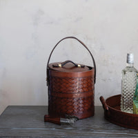 Removable Stainless Steel Ice Bucket with Tongs