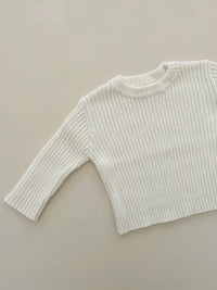 Classic Ribbed Set | Milk  0-3 Mos.