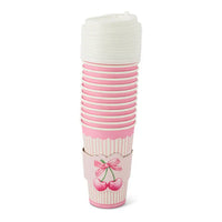 12pk 16oz Hot Cups - Pink Cherries
