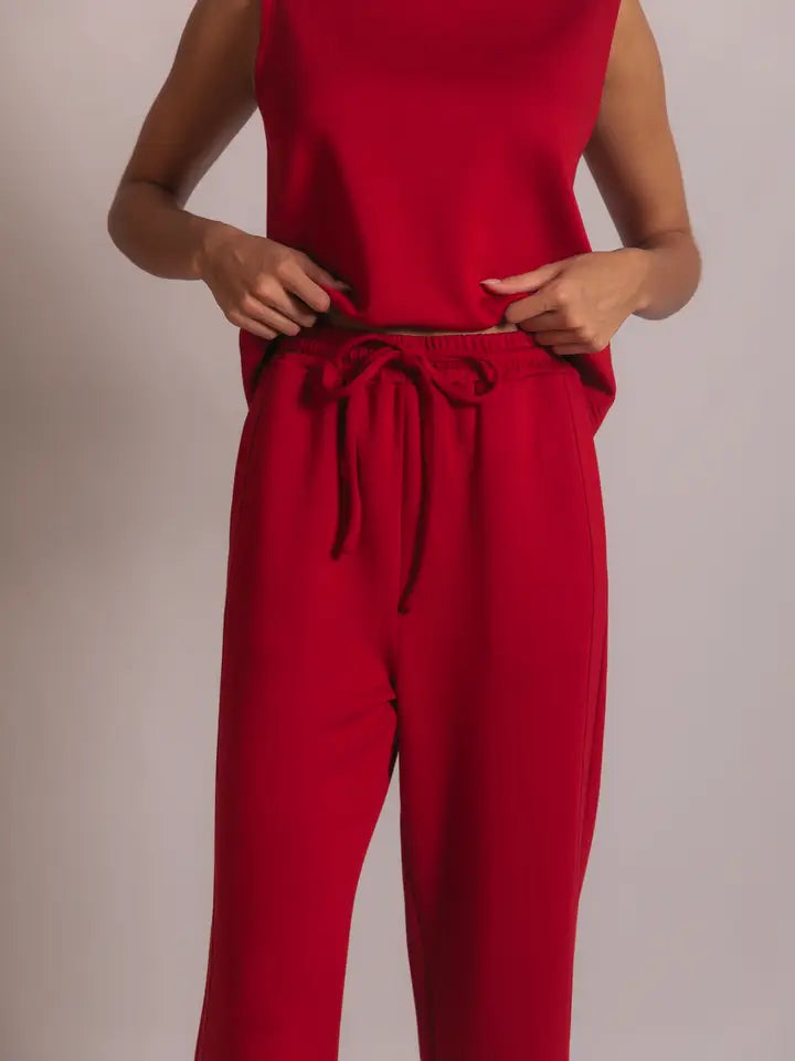 Butter Modal Side Binding Wide Leg Pants