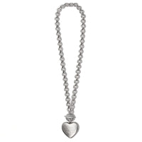 Inner Circle Heart Toggle Necklace