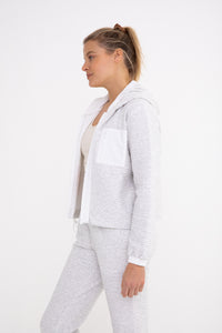 Cotton Blend Textured Jacket