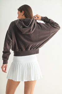 Urban Ease Mineral Wash Cotton Hoodie