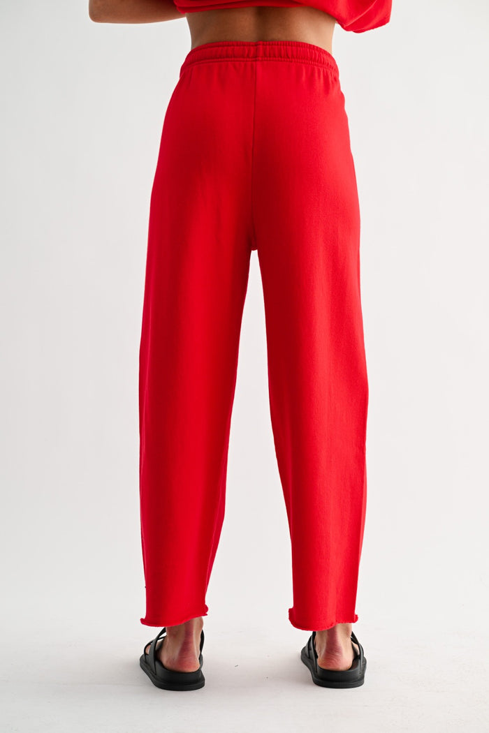 Malibu Wide-Leg Fleece Pants