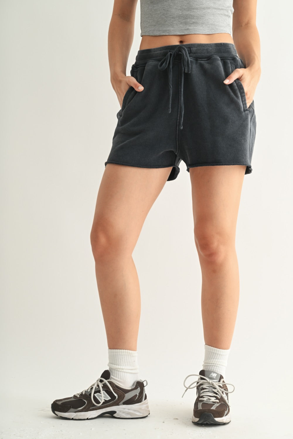 Mineral Wash Luxe Shorts