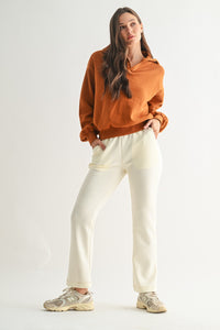 Modal Blend High-Waist Pants