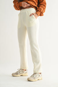 Modal Blend High-Waist Pants