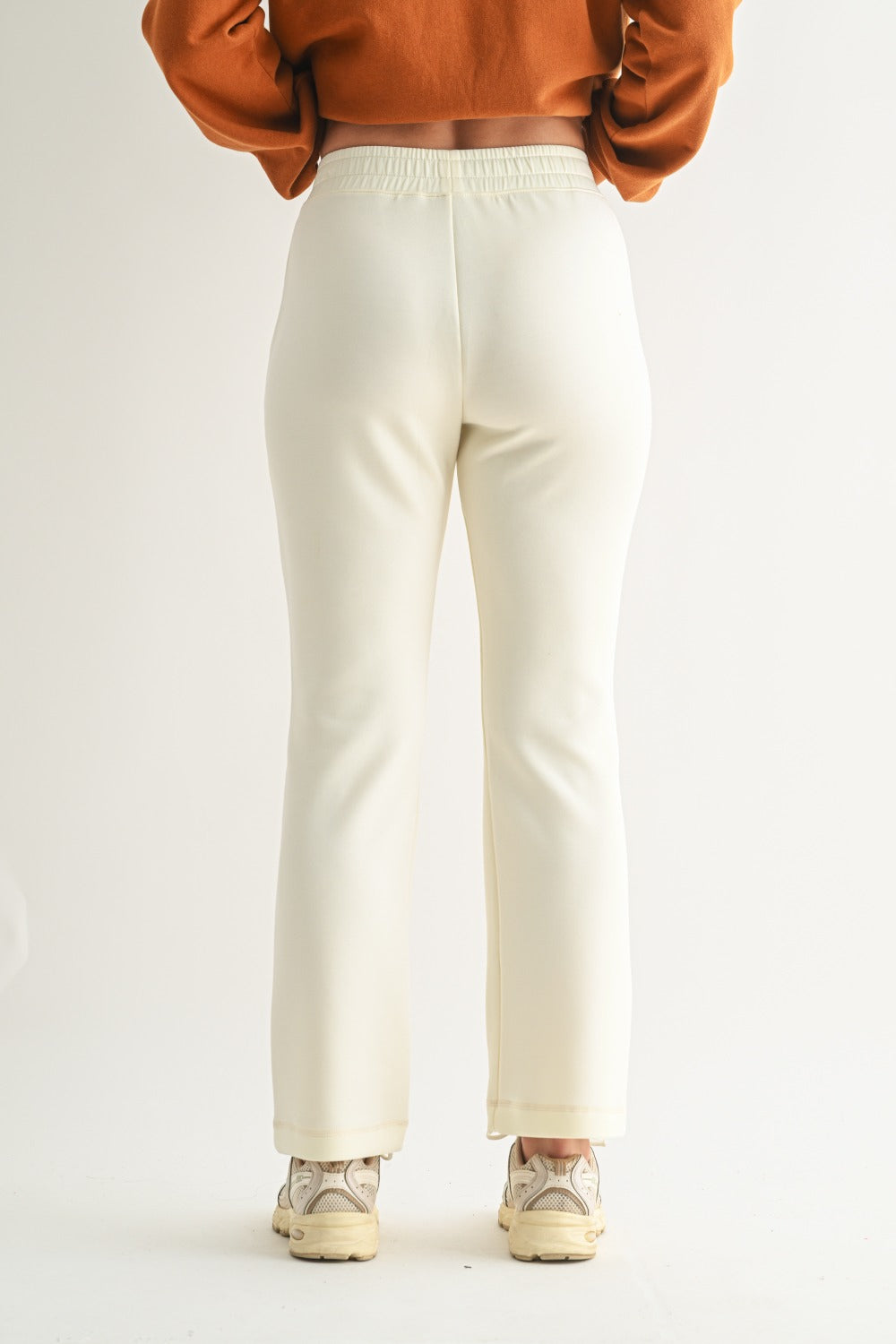 Modal Blend High-Waist Pants