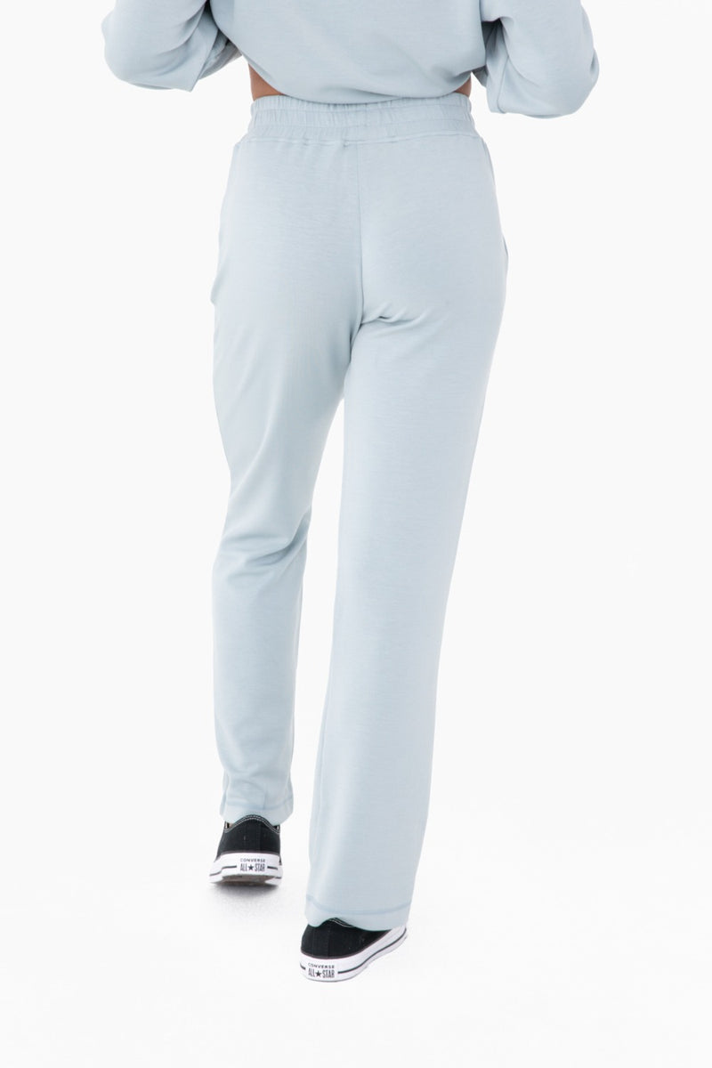 Modal Blend High-Waist Pants