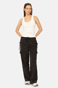 Water Resistant Satin Finish Cargo Pants