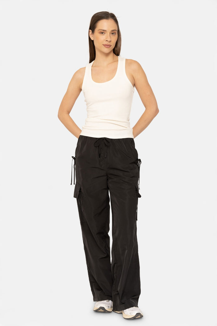 Water Resistant Satin Finish Cargo Pants