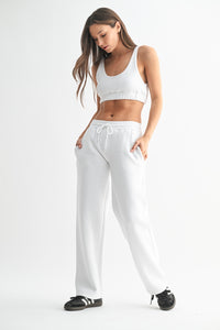 Cotton Blend Sweat Pants