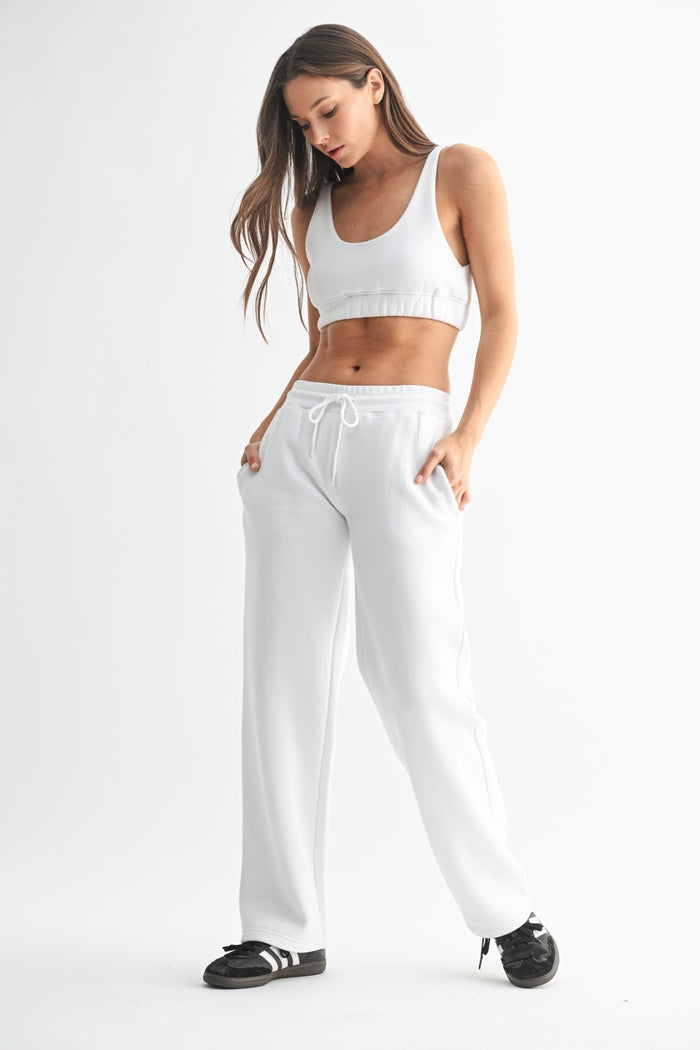 Cotton Blend Sweat Pants