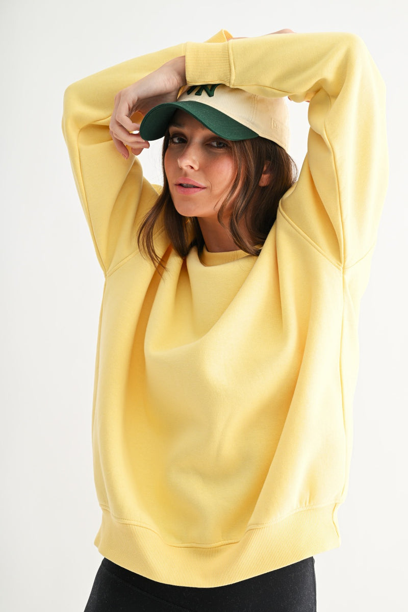 Oversized Fleece Sweatshirt