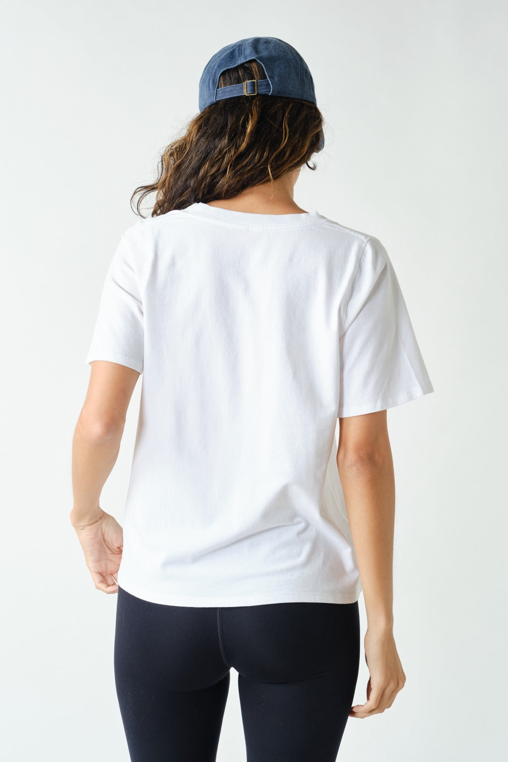 Modal Blend Relaxed V-Neck Tee Shirt