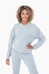 Modal-Blend Crewneck Pullover