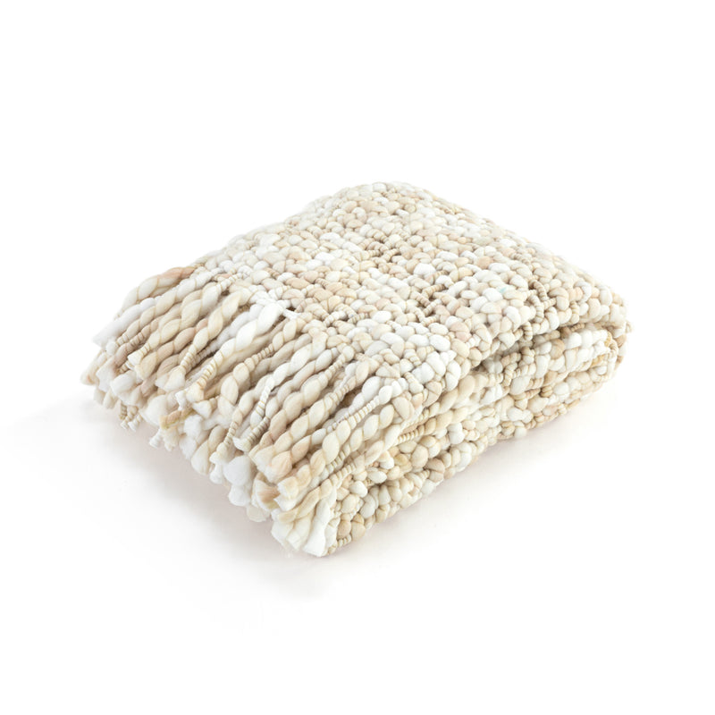 Woven Throw -Cream - Your Journey
