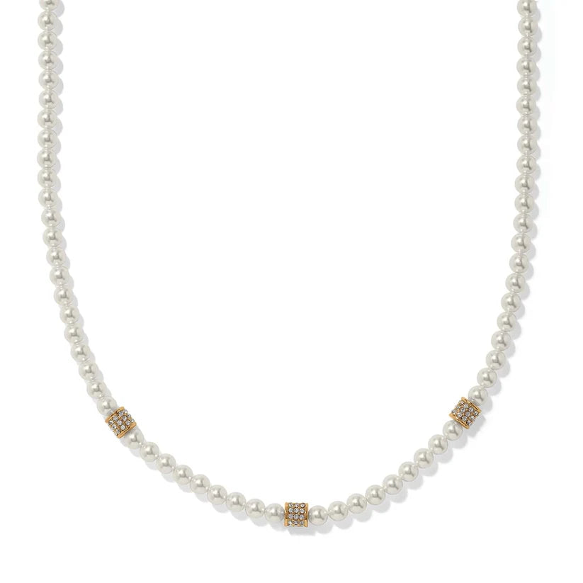 Meridian Petite Pearl Station Necklace