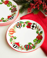 Deck the Halls Dinner Plate - Set of 4