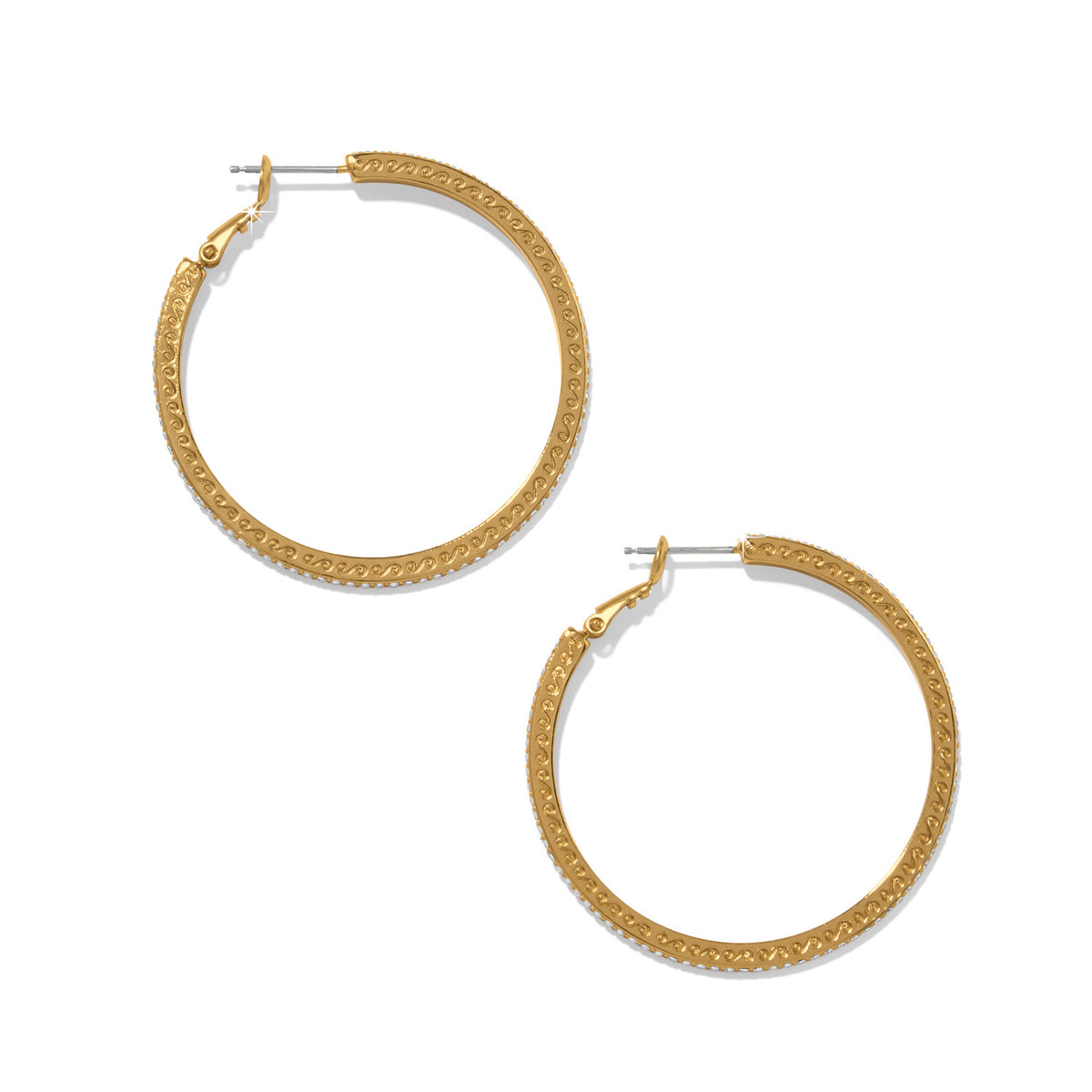 Meridian Eclipse Thin Large Hoop Earrings