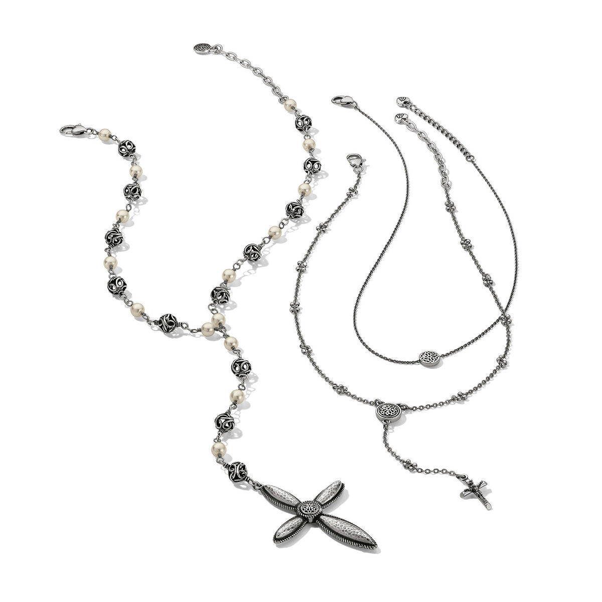 Ferrara Cross Y Necklace